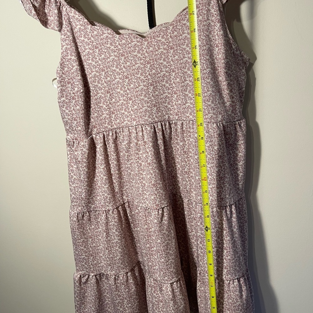 Monteau Dress - lilac floral juniors size L - Picture 2 of 7